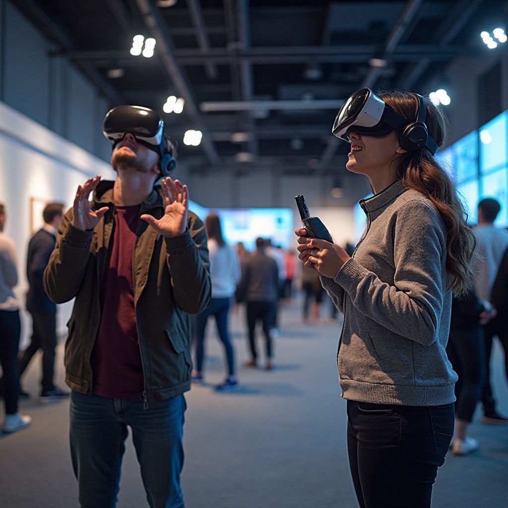 VR gaming experience zone